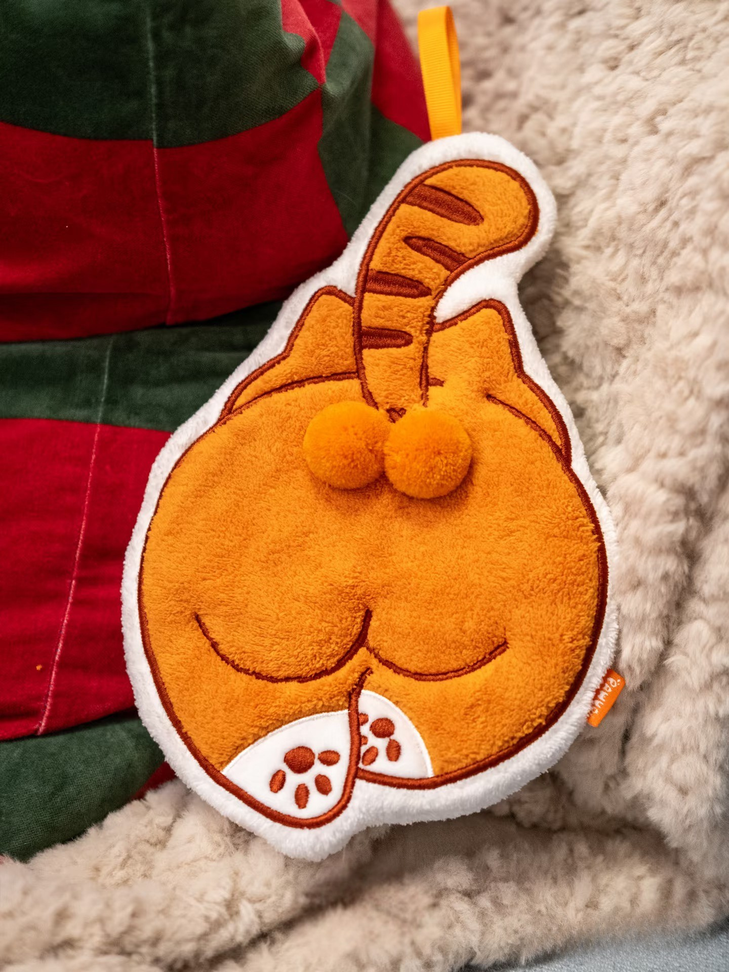 PurrEggs™ Funny Cat Butt Hand Towel